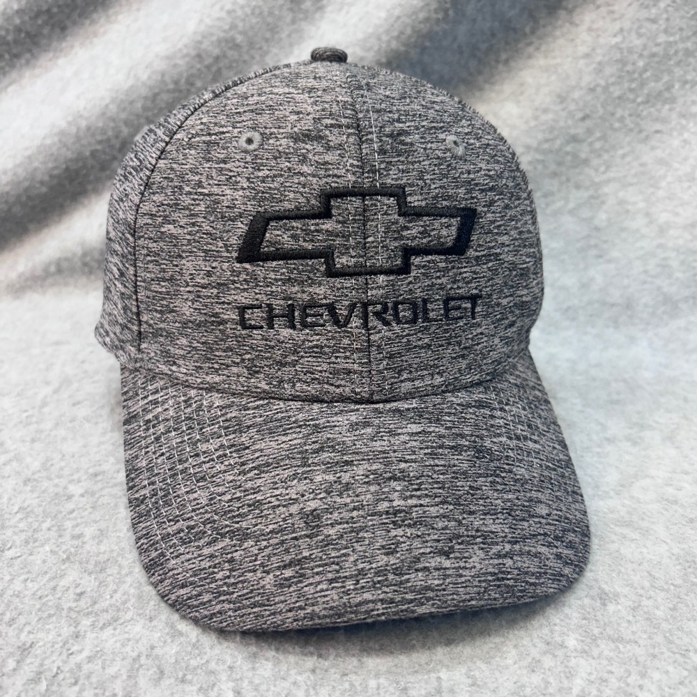Chevrolet Bowtie Mens Gray H3 Headwear Snapback Hat Space Dye OSFM